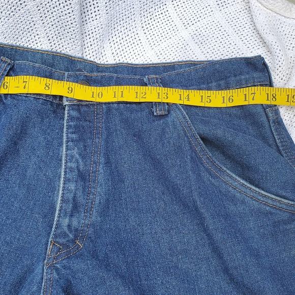 Vintage Smith's Flannel‎ lined vintage workweek jeans 36/32 - Picture 7 of 10